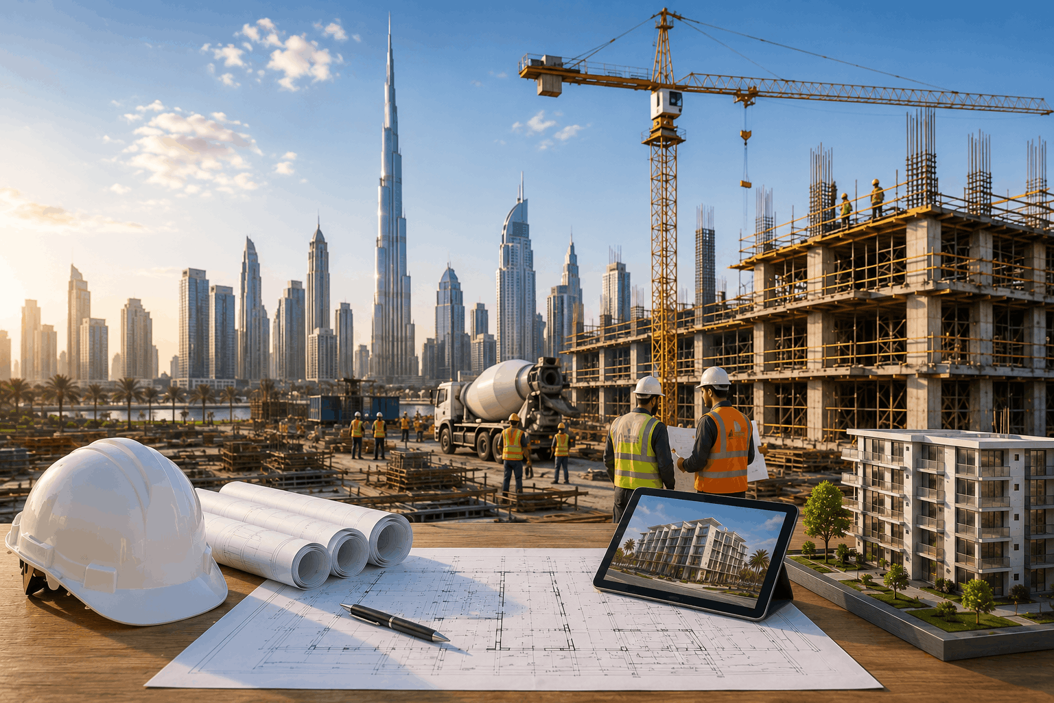 project under construction